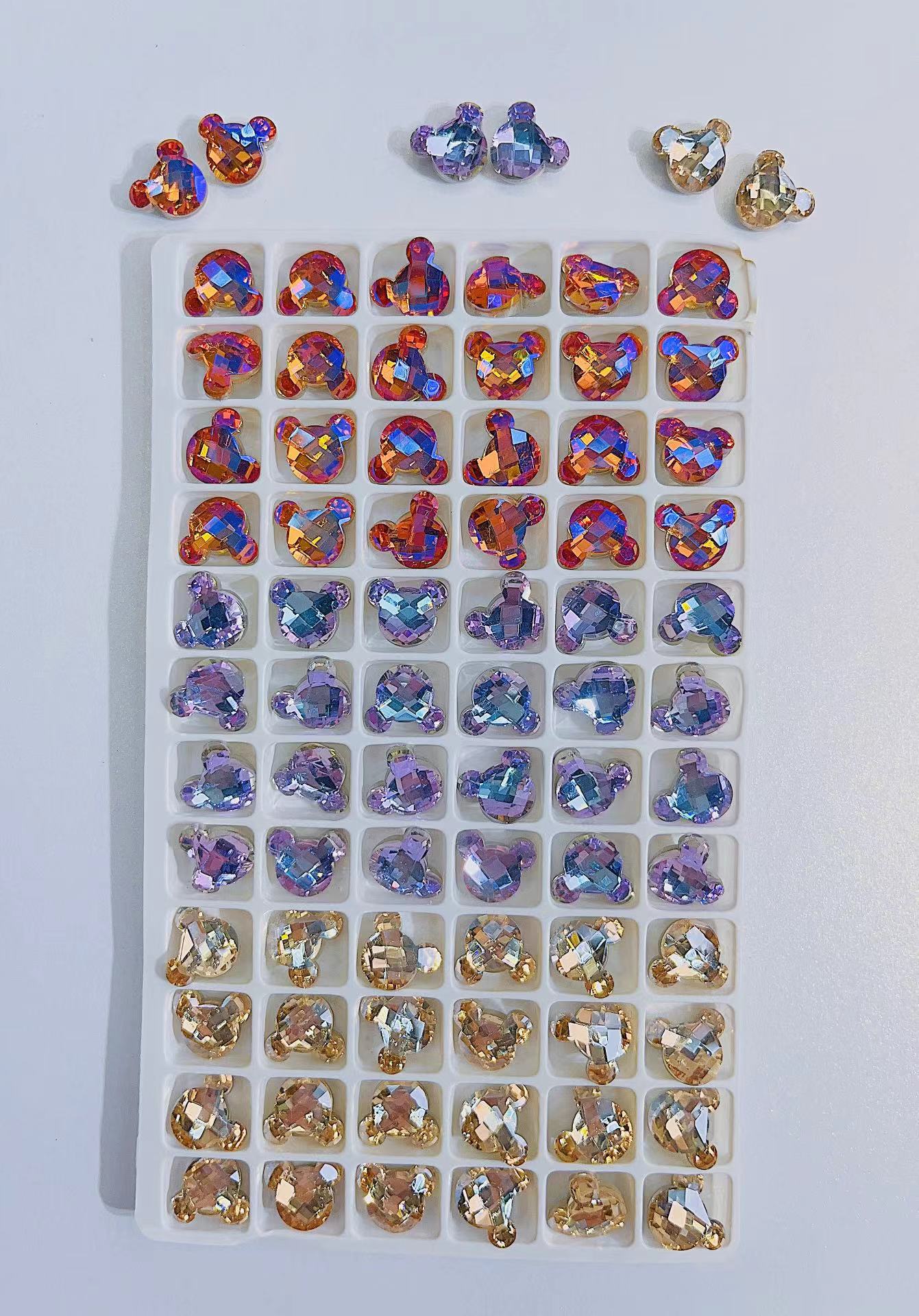 C100_ Mickey crystal-8.5*10mm-NEW