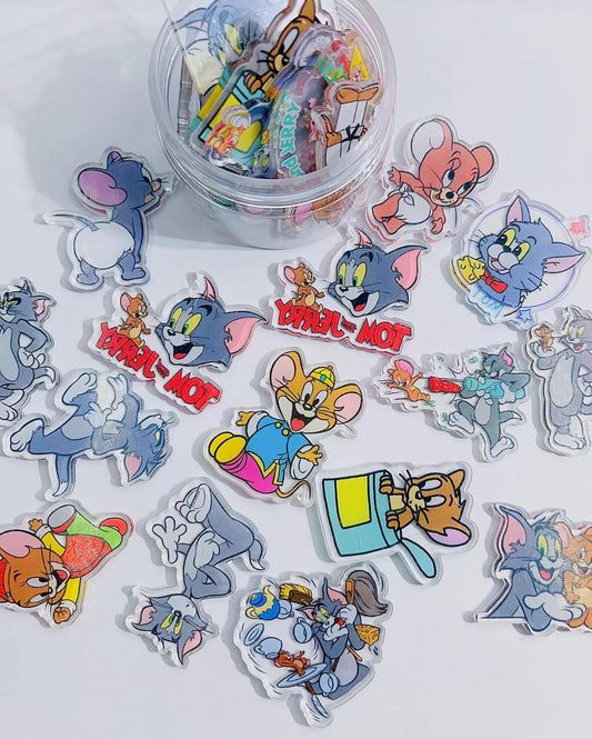 F58_ Tom & Jerry acrylic charm-4cm