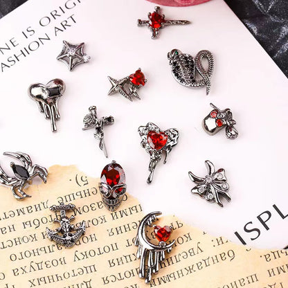 XX01_ Gothic nail metal charm collection-HOT!