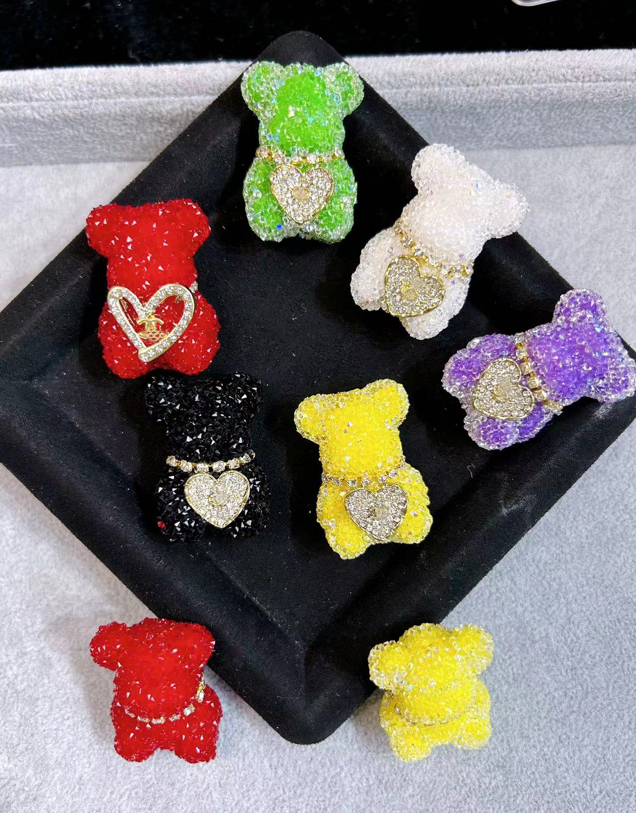 CC bear sugar beads-fit pens