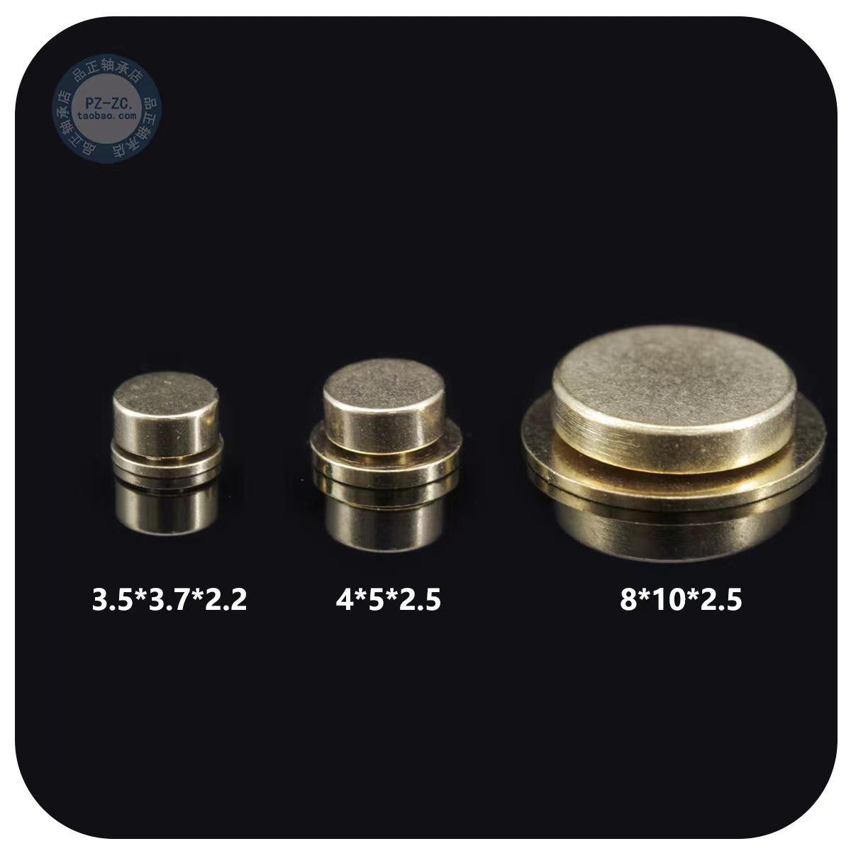 B85_ Nail charm spinner(4*5*2.5mm)